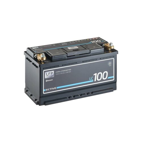 ECTIVE LT 12V LiFePO4 Lithium, LC 100, Versorgungsbatterie, 100 Ah