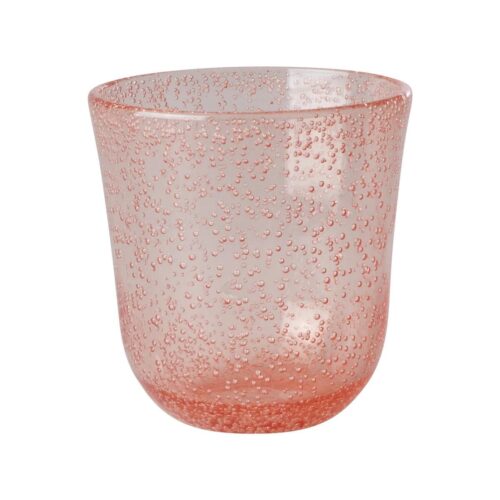 Rice Acryl Becher in Bubble Design, 410 ml, pfirsich
