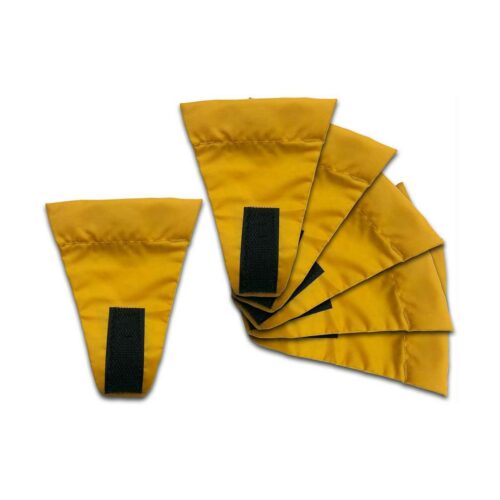 Wechsel Fähnchen für Abspannleinen, gelb, 6 Stück