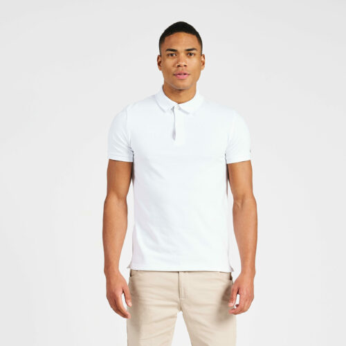 Poloshirt Segeln Herren kurzarm - 100 weiss