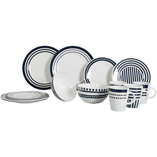 Gimex Marine Line Geschirrset, 16-teilig