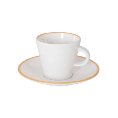 Gimex Linea Line Espressotassen Set, 4-teilig, gold