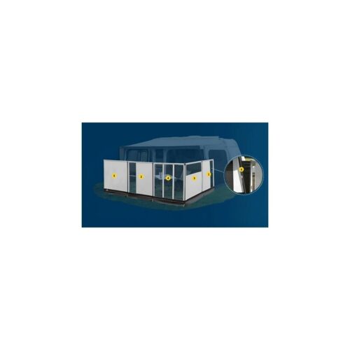 Wigo Rolli Protect Wind- und Sichtschutz, Modul 6, Verbindung