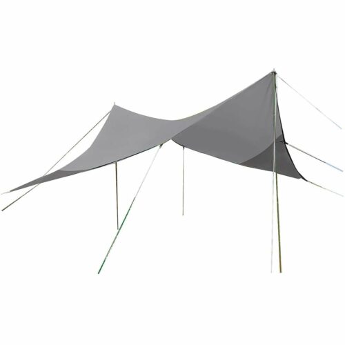 Bo-Camp Tarp Travel Sonnensegel, 3x3m, grau