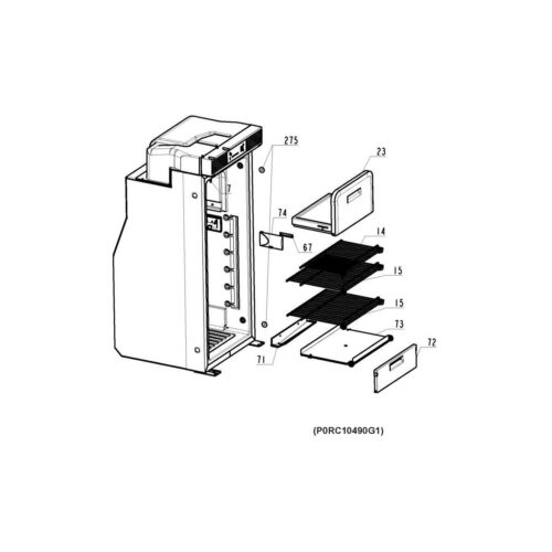 Gefrierfach - Dometic Ersatzteil Nr. 207761402 - für RC 10.4P.10(0)