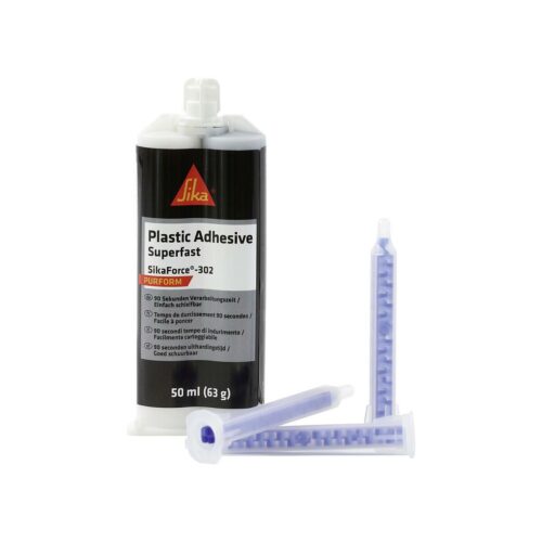SikaForce -302 2 Komponenten Klebstoff, 50ml, schwarz