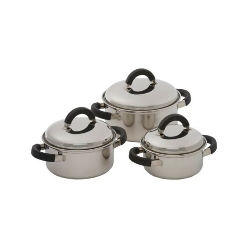 Wecamp Ravenna Topfset mit Deckel, 3-teilig