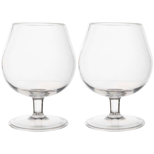 Gimex Linea Line Glas, Tritan, 2er Set, Cognacglas, 280ml