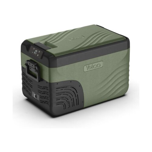 Yolco KX30 Kompressor-Kühlbox, 12/24/230V, 25L, grün