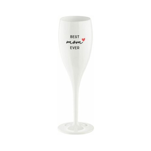 Koziol Cheers No.1 Champagnerglas, 100ml, Best Mom ever