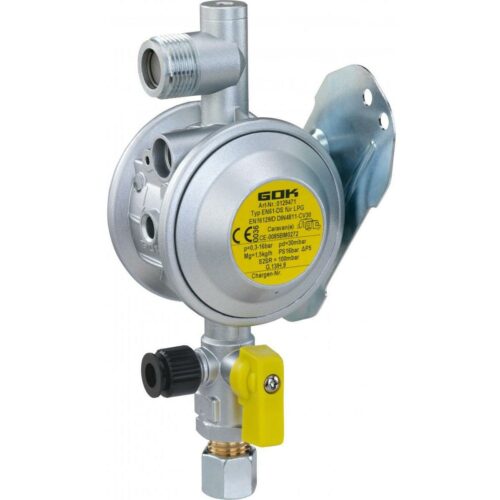 GOK Caramatic BasicOne Gasdruckregler mit Prüfeinrichtung, ohne Manometer, RVS10, 1,5kg/h, 30mbar