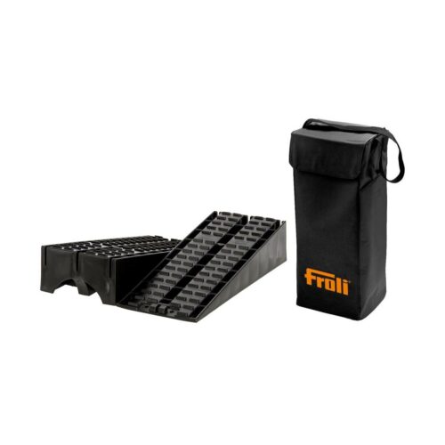 Froli Auffahrkeile Maxi inkl. Transporttasche, 10t pro Achse, schwarz