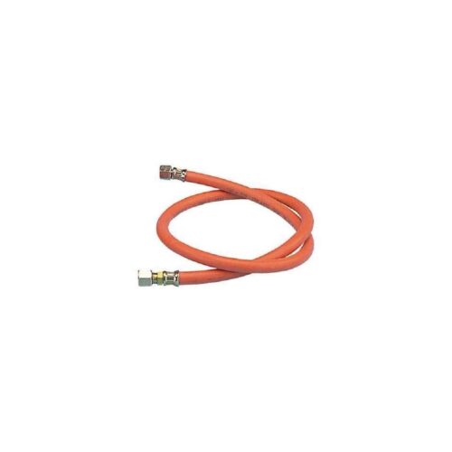 TGO Mitteldruck-Gasschlauch, Gummi, 1/4 x RVS8, 100cm