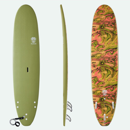 Surfboard Schaumstoff 8'6' - 500 khaki
