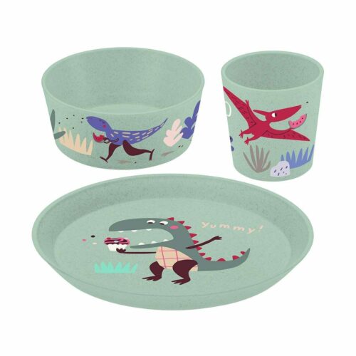 Koziol Connect Kindergeschirrset, 3-teilig, Rex