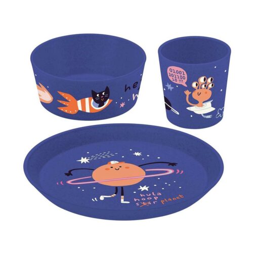 Koziol Connect Kindergeschirrset, 3-teilig, Space