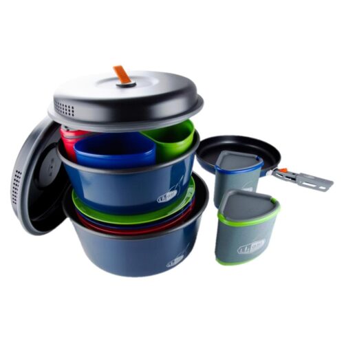 GSI Outdoors Bugaboo Ceramic Camper Kochset, multi, 4-Personen