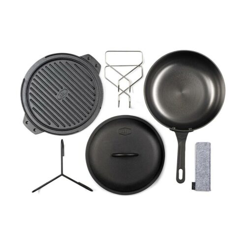 GSI Outdoors Guidecast Pfannenset, 3-teilig, schwarz