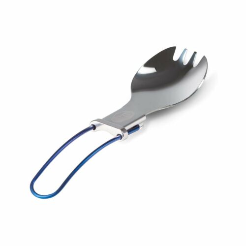 GSI Outdoors Glacier Klapp-Besteck, blau, Spork