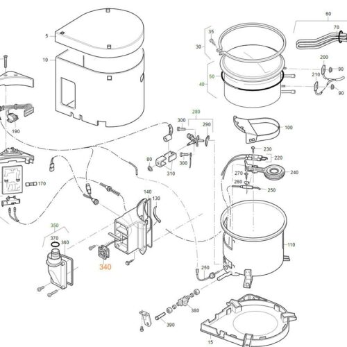 Verbrennungsluftmotor mit Kabel - Truma Ersatzteil Nr. 70010-25500 - für Bootsboiler BMN
