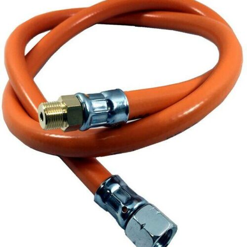 TGO Mitteldruck-Gasschlauch, 1/4 x Gaskartusche, 100cm