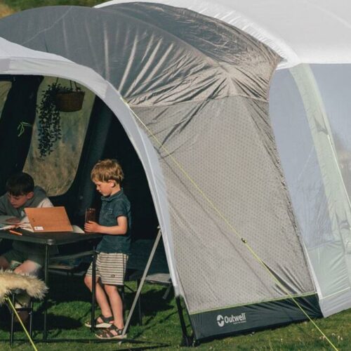 Outwell Lounge Zeltverbindung, L, 350x160cm, grau/schwarz