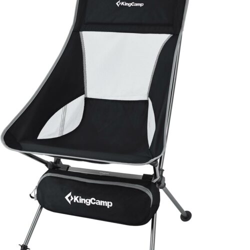 KingCamp Logan Faltstuhl, schwarz