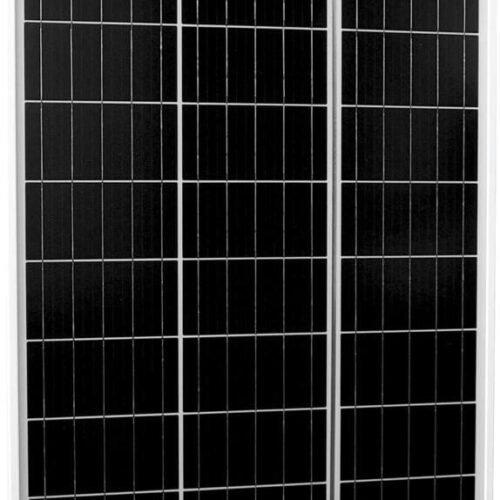 Solarswiss Solarmodul mit Rahmen, KVM6C, 100W, 12V, schwarz