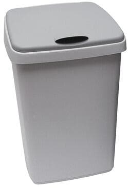 Sunware Klappdeckeleimer, 25L, grau