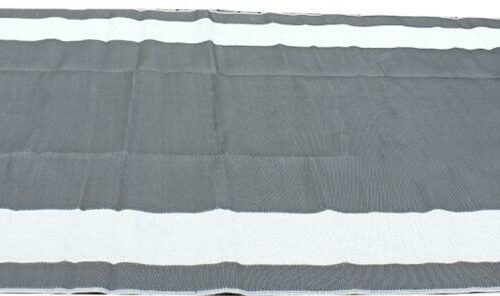 Brunner Balmat Zeltteppich, 300x700cm, grau/weiß