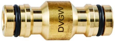 GEKA plus Verbindungsstecker Trinkwasser MS DVGW VP550