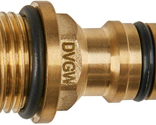 GEKA plus Gerätestecker Trinkwasser, MS DVGW VP550 AG G1/2 mit Bund