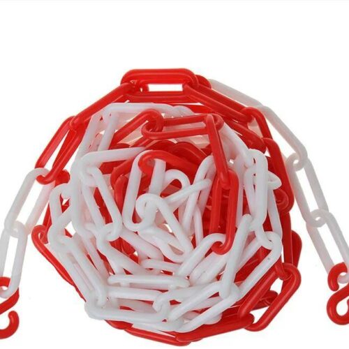 Pro Plus Absperrkette, rot/weiß, 5m