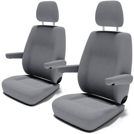 DRIVE DRESSY Sitzbezug-Set für VW T6/6.1 Transporter, grau