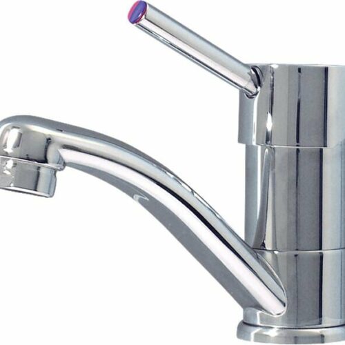 Comet Stilo Einhebelmischer, Ø32mm, Metallflexschläuche, Auslauf 120mm, chrom