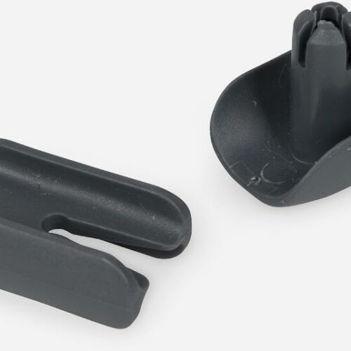 Crespo Klammer 2er-Pack, grau