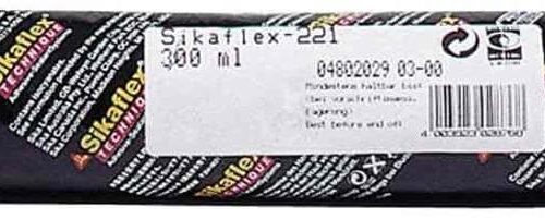 Sika Sikaflex 221i Dichtmasse, 400ml, stahlgrau