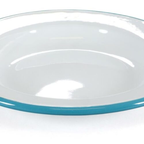 Origin Outdoors Teller, Emaille, flach, Ø20cm, ocean