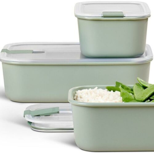 Mepal EasyClip Frischhaltedosen-Set, 3-teilig, 700+1500ml, nordic sage