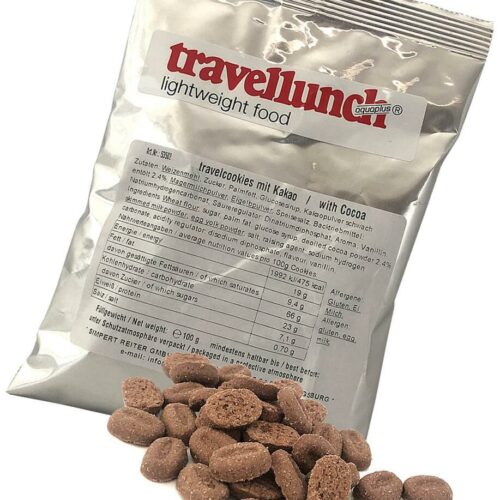 Travellunch Travelcookies, 6x100g, Kakao