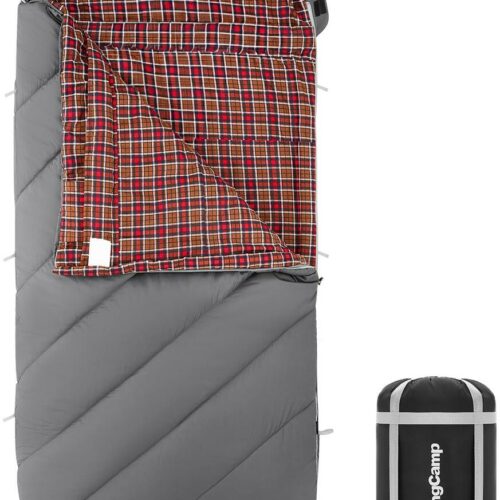 KingCamp Freespace 250 Deckenschlafsack, 220x100cm, hellgrau