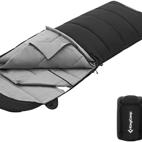 KingCamp Bedford Deckenschlafsack, 250x80cm, schwarz