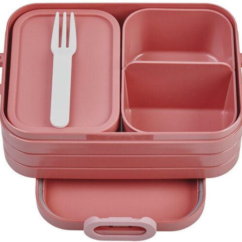 Mepal Bento Take a Break Lunchbox, 900ml, vivid mauve