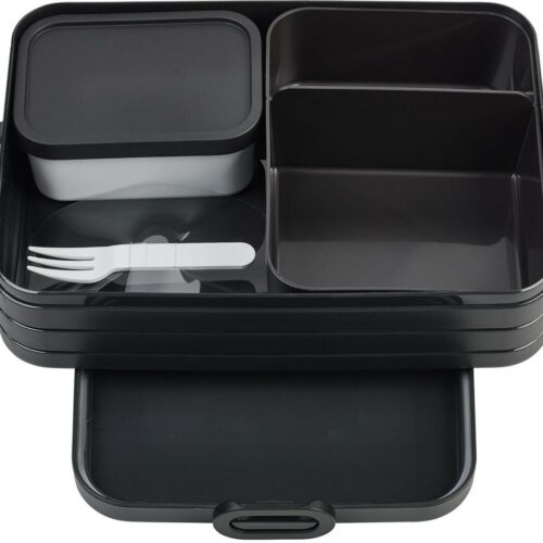Mepal Bento Take a Break Lunchbox, 1500ml, nordic black