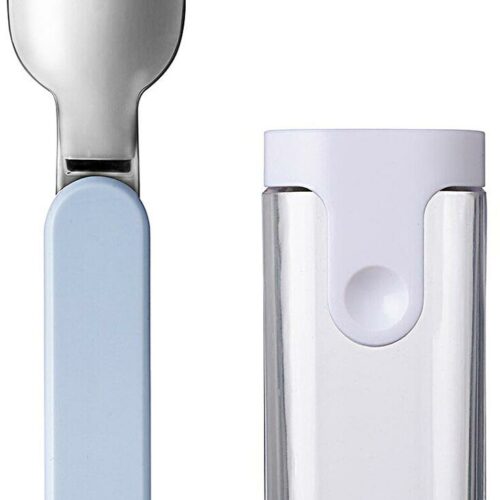Mepal Ellipse Löffel, faltbar, nordic blue