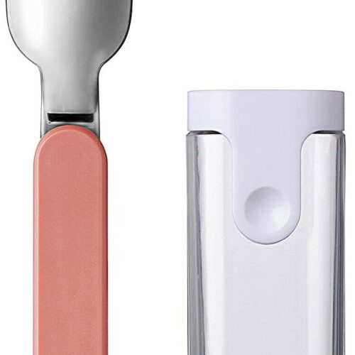 Mepal Ellipse Löffel, faltbar, vivid mauve