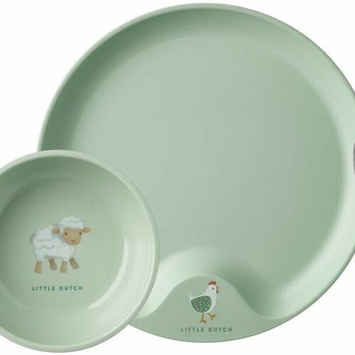 Mepal Mio Kindergeschirrset, 6-teilig, Little Farm