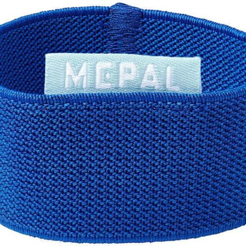 Mepal Ellipse Gummiband Trinkflasche/Sporttrinkflasche, vivid blue