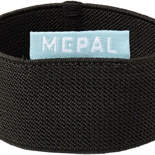 Mepal Ellipse Gummiband Trinkflasche/Sporttrinkflasche, nordic black