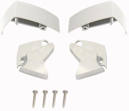 Frontblendenendkappen-Satz grau - Thule Ersatzteil Nr. 1500601206 - für Typ 5102